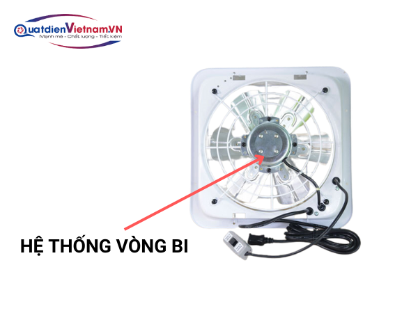 Hệ thống vòng bi Quạt Thông Gió Công Nghiệp Dasin KVF-1025