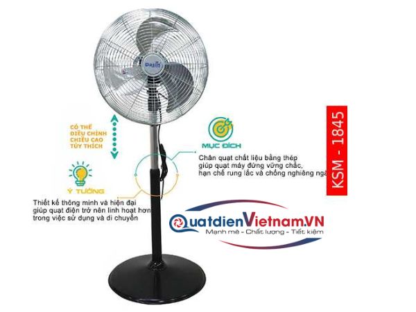 Quạt Đứng Công Nghiệp Dasin KSM - 1845