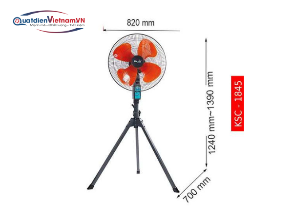 Quạt Đứng Công Nghệp Dasin KSC - 1845