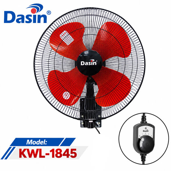 Quạt treo tường công nghiệp Dasin KWL-1845 cánh 45cm