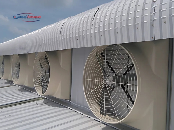 Ứng dụng thực tế của Quạt Thông Gió Công Nghiệp Dasin KVF – 3076 vào nhà xưởng, công trình