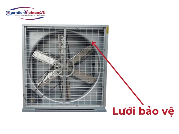 Lưới bảo vệ: Thép đan ngang, ngăn vật lạ, an toàn tuyệt đối