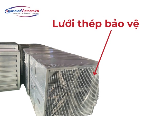 Lưới thép bảo vệ quạt và đảm bảo an toàn