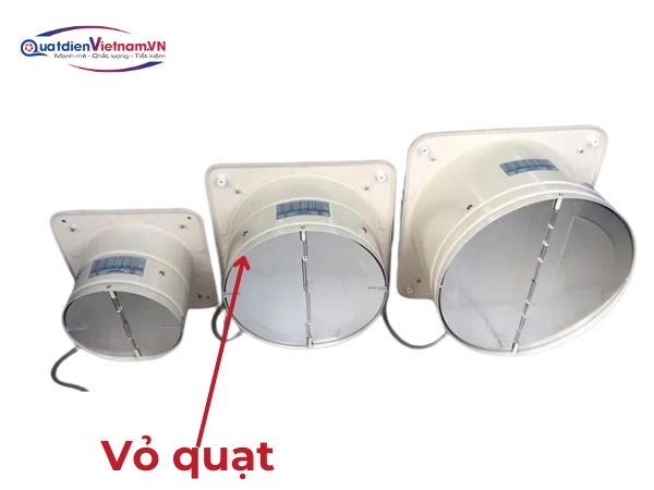 Vỏ quạt thép cao cấp, thiết kế độc đáo và bảo vệ cánh quạt