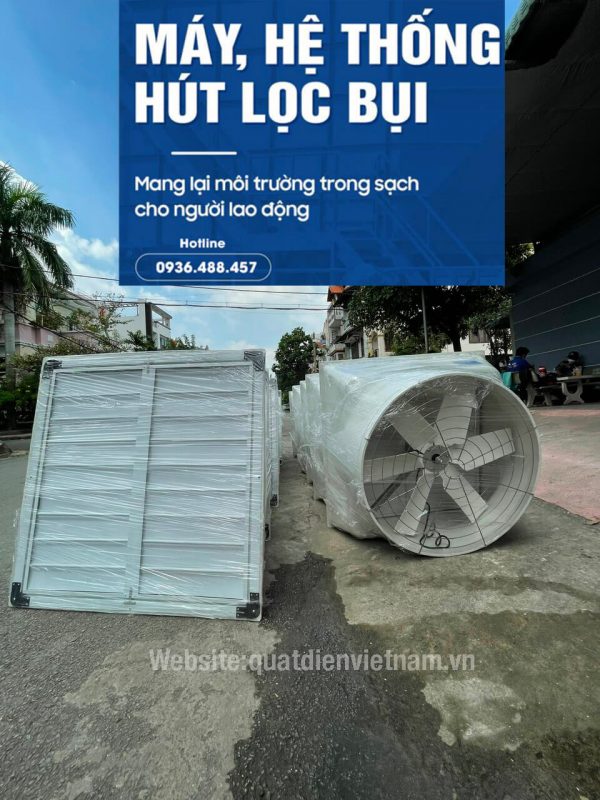 quat hut thong gió composite trang trai