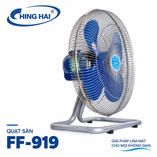 Quạt sàn công nghiệp Ching Hai FF919 108W cánh 45cm