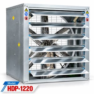 Quạt thông gió vuông HDP-1220 công suất 750W