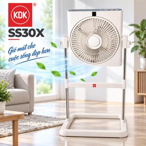 Quạt hộp KDK SS30X Nhật Bản chân đứng 30cm