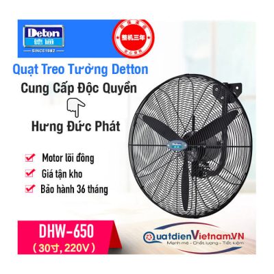 quat treo tương cong nghiep deton sải cánh 65cm