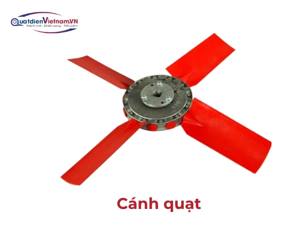 Cánh quạt thép CT3, thiết kế xoắn, tối ưu hóa góc tấn, giảm tiếng ồn