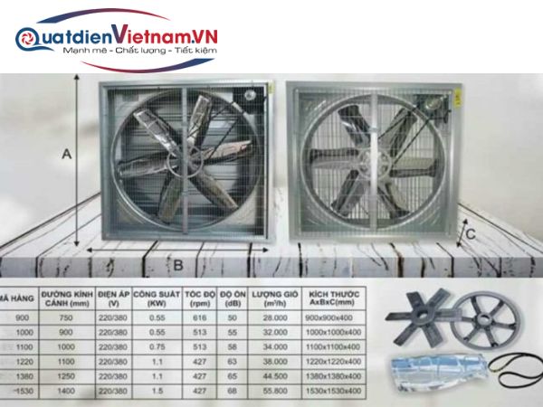 Quạt Thông Gió Vuông Haiki LF1380 Tại Quạt Điện Việt Nam