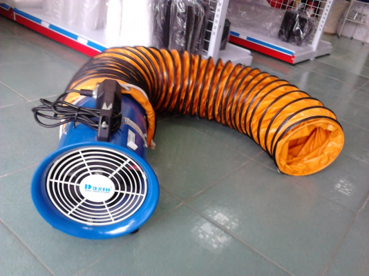Nhà cung cấp quạt hút xách tay nối ống công nghiệp - Hưng Đức Phát quat hut noi ong