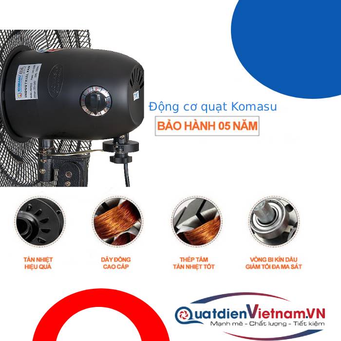 quat dung cong nghiep komasu KM750S