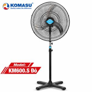 Quạt đứng công nghiệp KM600.S đỏ