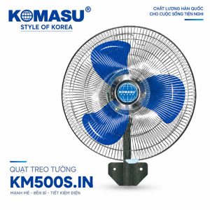 Quạt treo tường Komasu KM500S.IN 160W lồng mạ