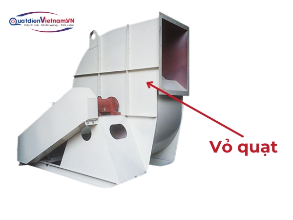 Vỏ quạt xoắn ốc, chuyển đổi động năng thành áp năng