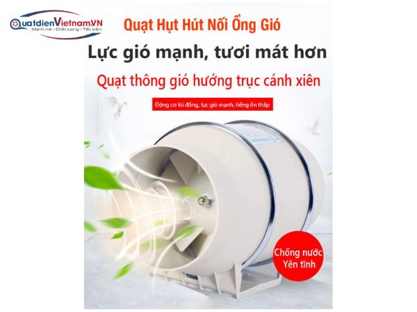 Quạt Hút Nối Ống NANYOO Phi 250