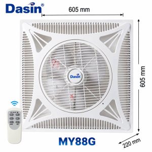 Quạt ốp trần Dasin MY888G 45W mặt 600x600mm