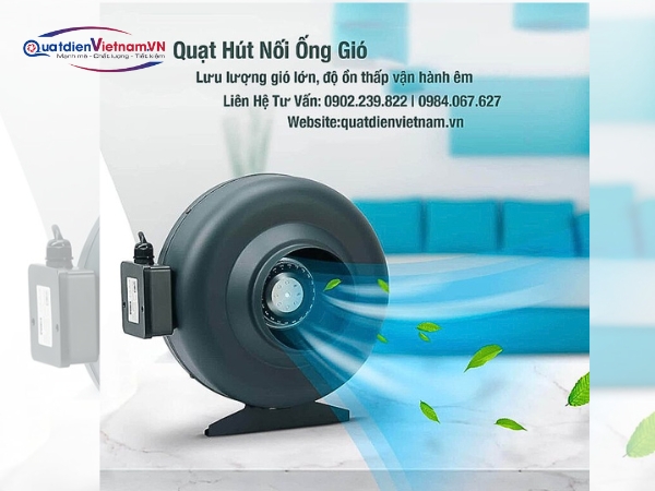 Quạt thông gió nối ống dpt15-55b