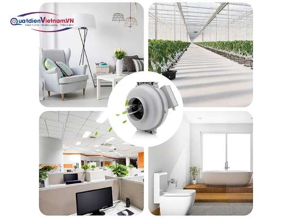 Ưu điểm quạt hút nối ống đồng trục nanyoo phi 315