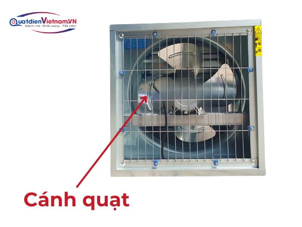 Cánh quạt hợp kim nhôm, thiết kế khí động học