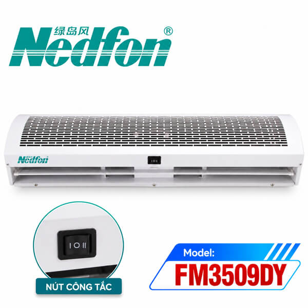 Quạt cắt gió Nedfon FM3509DY 0,9m cửa cao 3,5m
