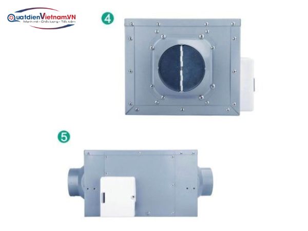 Quạt Âm Trần Nối Ống Nedfon DPT15-42B