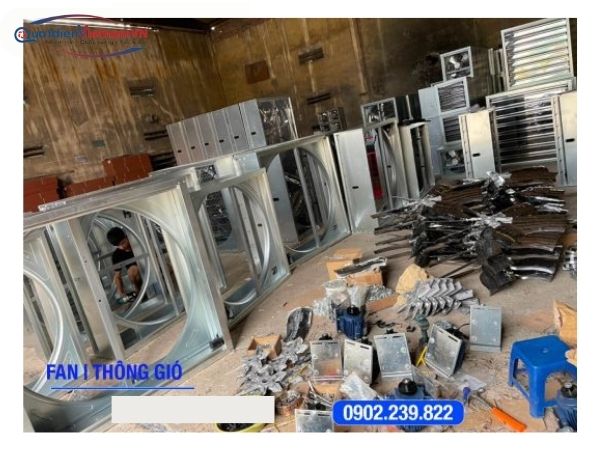 Quạt Thông Gió vuông 800x800 | Hasaki