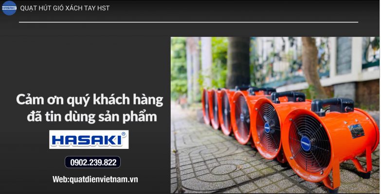 Quạt Hút Xách Tay Nối Ống HST20