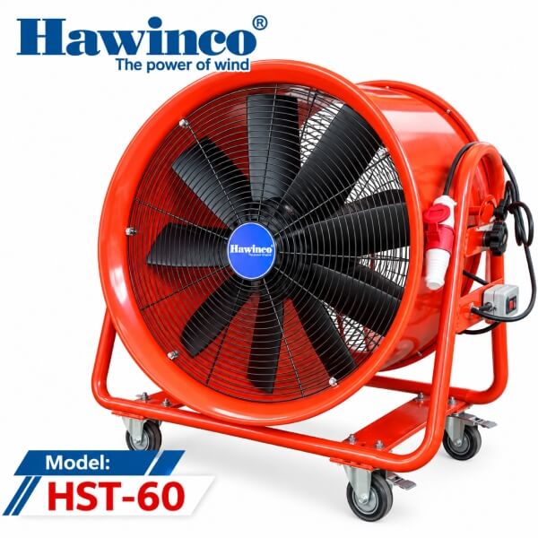 Quạt hút xách tay nối ống HST-60 công nghiệp