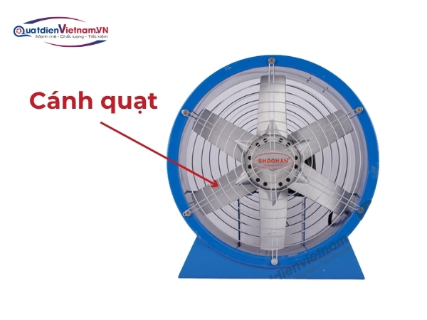 Cánh nhôm đúc airfoil, thiết kế góc nghiêng điều chỉnh, tối ưu hóa lưu lượng gió và cột áp