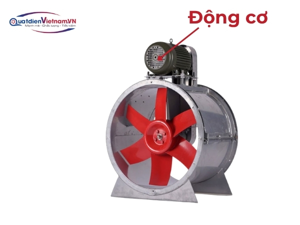 Motor 100% lõi đồng, bảo vệ IP55, cách điện cấp H, không qua khớp nối