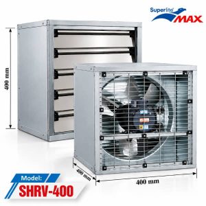 Quạt thông gió vuông Superlite Max SHRV-400 công suất 250W