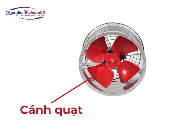 Cánh quạt hợp kim nhôm, thiết kế khí động học