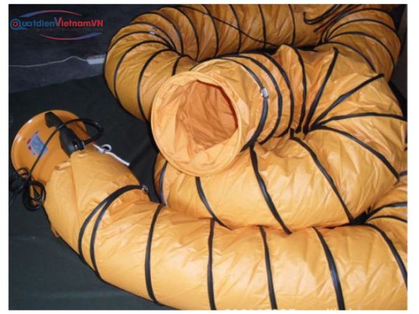 Ống Gió Mềm Quạt Hút Simili Phi 200