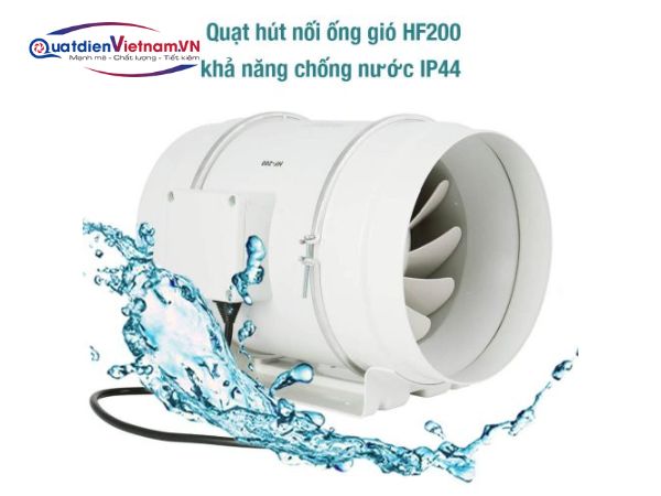 Quạt Hút Nối Ống Gió Công Nghiệp HDP-200