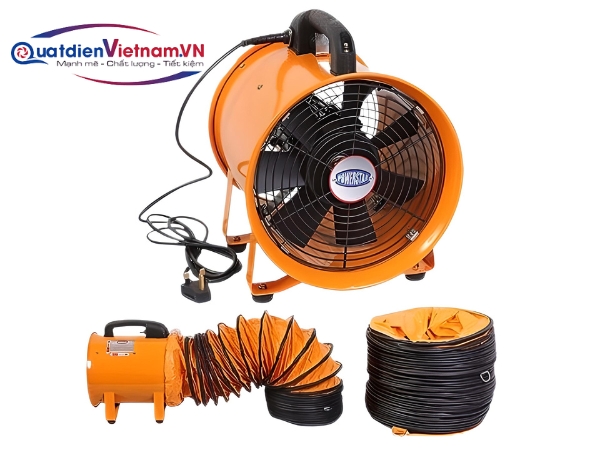 Quạt hút xách tay Soffnet SHT20 là dòng quạt hút nối ống xách tay cấp khí tươi trong công nghiệp