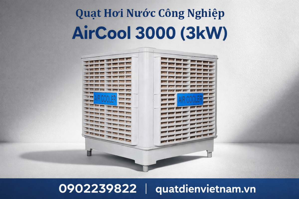 Quat hoi nuoc cong nghiep 3kw