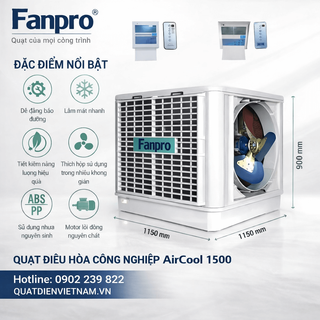 quat dieu hoa cong nghiep aircool 1500