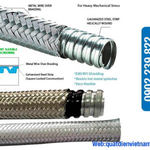 ong ruot ga luon day dien boc inox