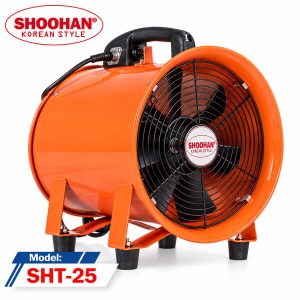 Quạt thông gió xách tay Shoohan SHT-25 320W phi 250mm