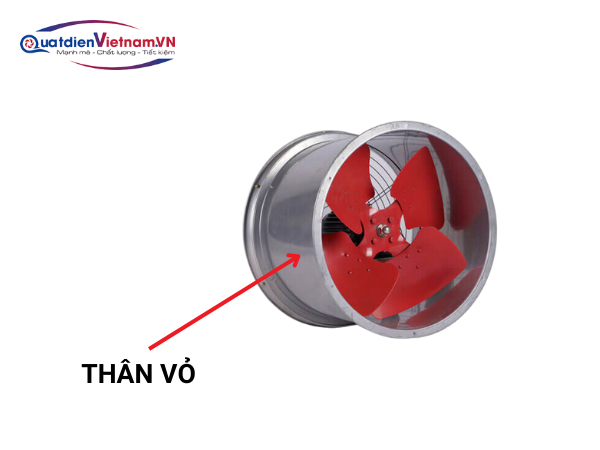 Vỏ Quạt hướng trục tăng áp Deton QTA-700