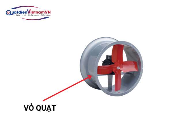 Vỏ quạt Quạt Hướng Trục Thông Gió Deton DFT25
