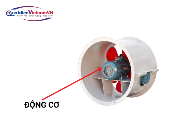 Động cơ Quạt hướng trục tăng áp Deton QTA-700