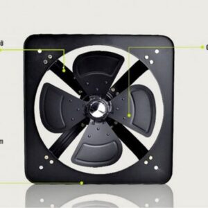 Quạt thông gió vuông Deton FAG40 (cửa chớp)