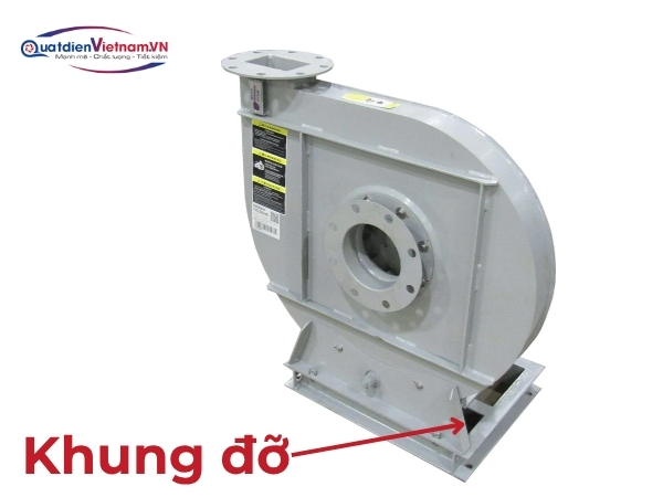 Hệ thống giảm chấn gồm bệ chống rung, lò xo, gioăng cao su