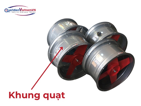 Khung quạt tối ưu hóa luồng khí và dễ lắp đặt