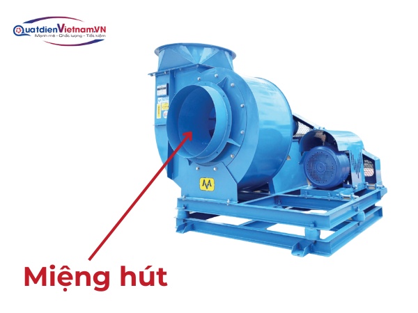 Miệng hút quạt điều chỉnh linh hoạt, dễ lắp đặt