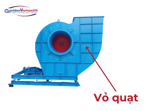 Vỏ quạt thép bền, giảm tiếng ồn