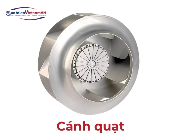 Cánh quạt 8-12 lá, thép CT3/Inox 304, cân bằng động chính xác